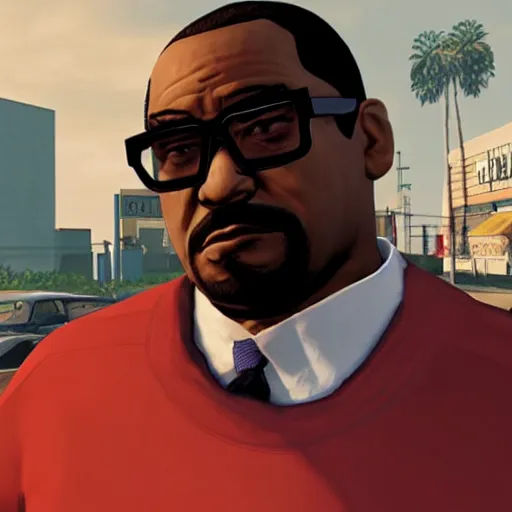 Prompt: big smoke from gta san