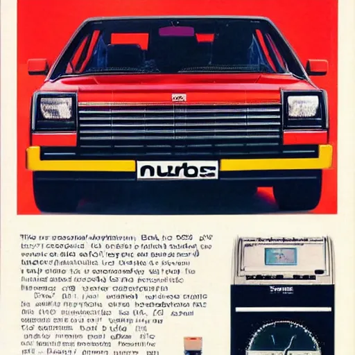 Image similar to The 1980's advert for the retro turbo encabulator