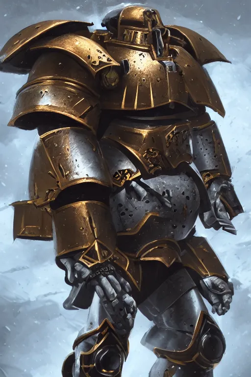 Image similar to armor portrait heros warhammer 4 0 k horus heresy fanart - the primarchs emperor by johannes helgeson animated with vfx concept artist & illustrator global illumination ray tracing hdr fanart arstation zbrush central hardmesh 8 k octane renderer comics stylized