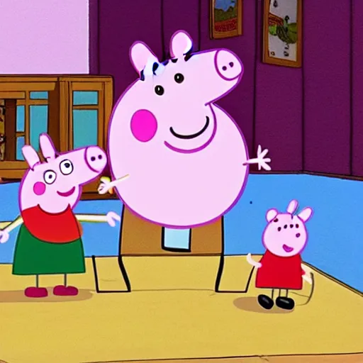 Prompt: peppa pig in a studio ghibli movie