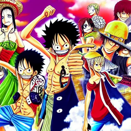 Prompt: IShowSpeed, anime art, One Piece high detail, high quality,