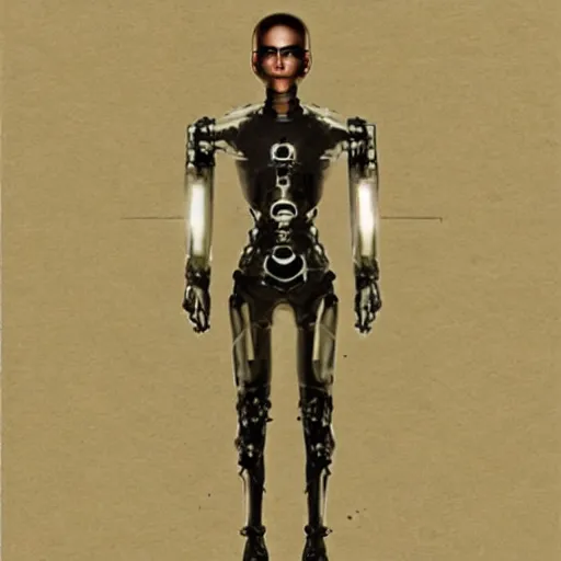 Image similar to transparent android from the movie ex machina, by jean - baptiste monge