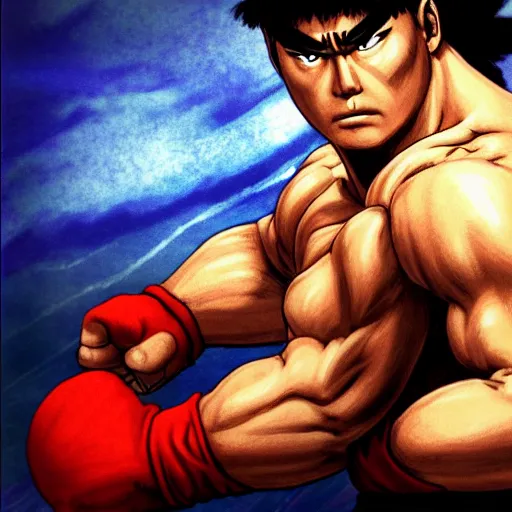 Prompt: ryu from street fighter