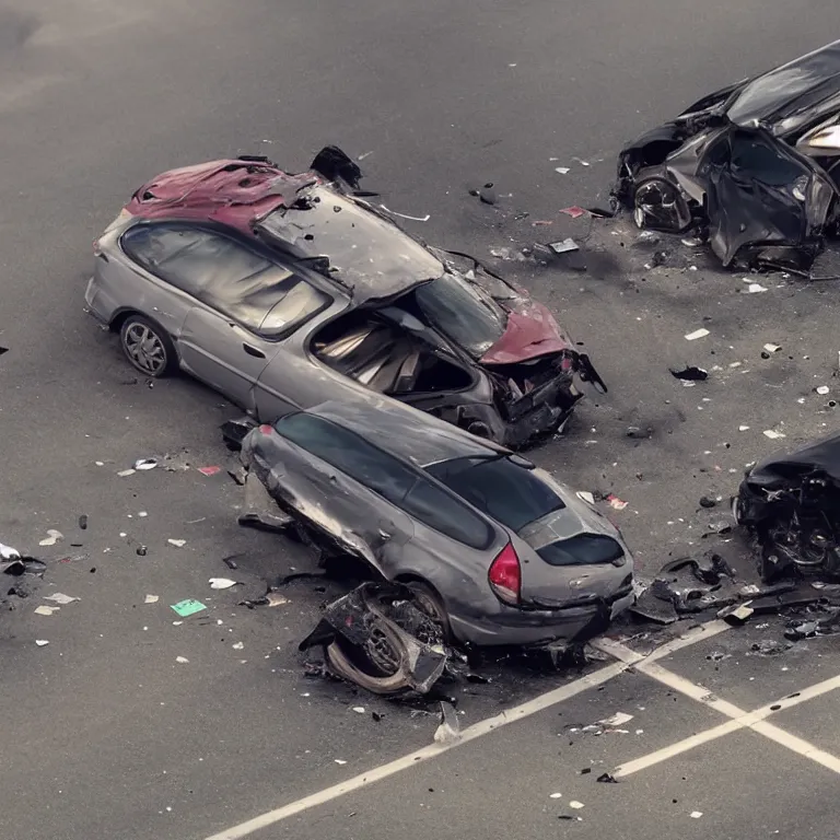 Image similar to fatal car accident, 8 k, cinematic, post - processing, highly detailed