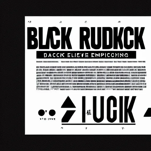 Image similar to black on white typography campaign in style of david rudnick, eric hu, guccimaze, acid, y 2 k, 4 k sharpening,