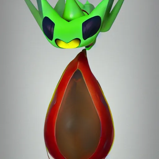 Image similar to a pokemon that looks like a nepenthes fusca, digital art. trending on art station, unreal engine.