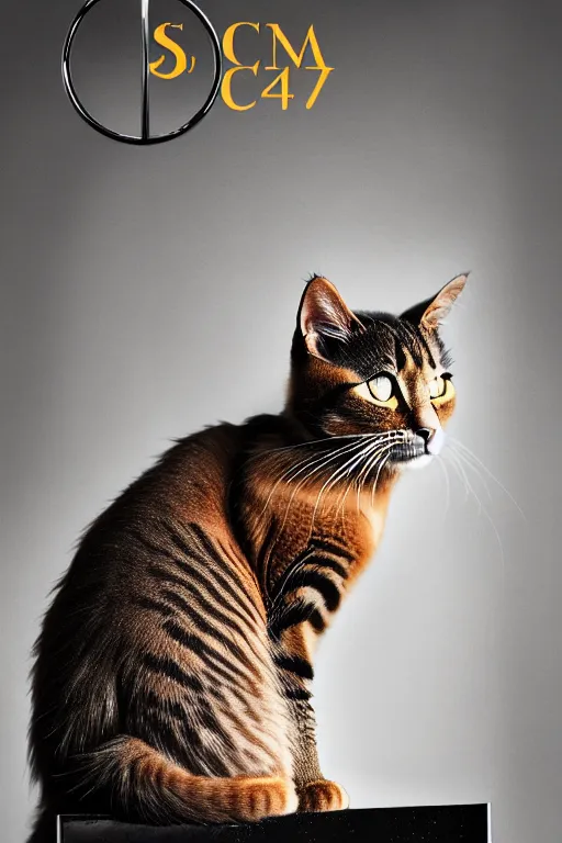 Prompt: extremely beautiful cat, symmetrical, cinematic, elegant, luxury, chrome, real photography, 4 k, ultra hd, national geographic journal cover