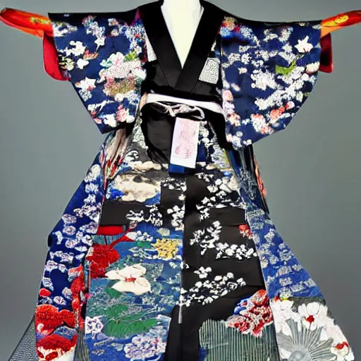 Prompt: photo of a beautiful kimono