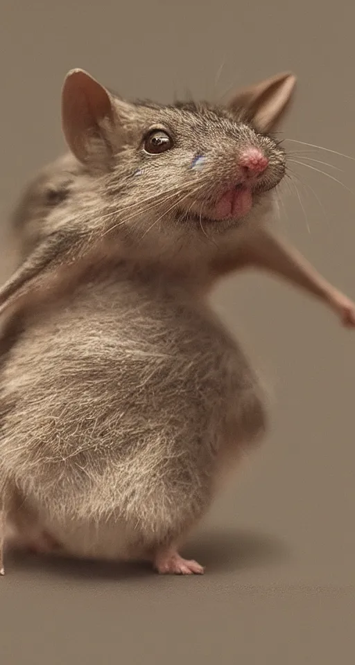 Prompt: close - up shot of dwarf fat - tailed jerboa, from the game pathologic 2, highly detailed, sharp focus, matte painting, by isaac levitan and asher brown durand,