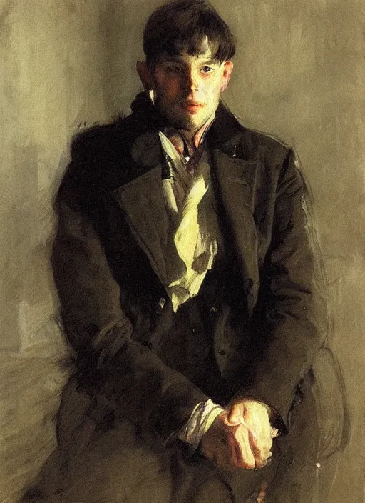 Prompt: portrait of me by anders zorn