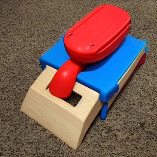 Image similar to fisher price guillotine