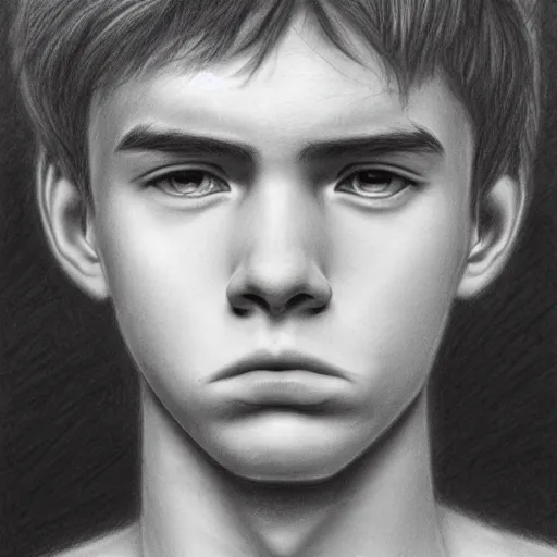boy face sketch
