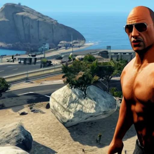 Image similar to the rock in gta