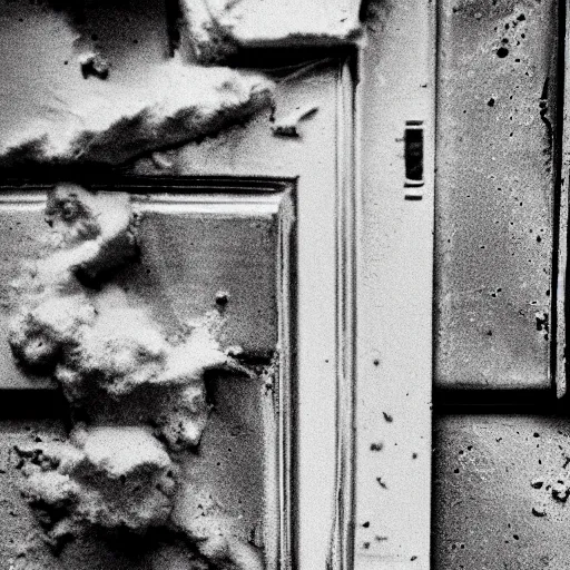 Image similar to foam coming out of the cracks of a door, 4 5 mm lens, horror movie, cinematic, unsettling, david cronenberg,