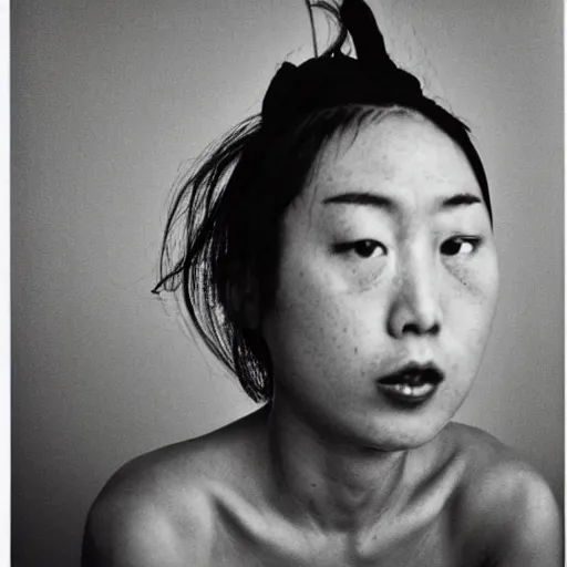 Prompt: photo by nobuyoshi araki