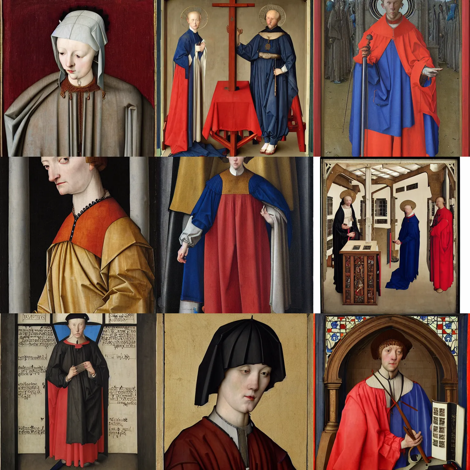 Prompt: artwork by rogier van der weyden