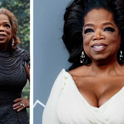 Image similar to Oprah Winfrey in Skyrim