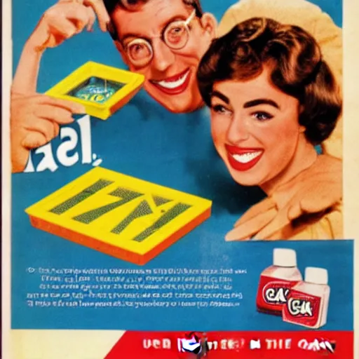 Image similar to advertisement for GAK, GAK advert