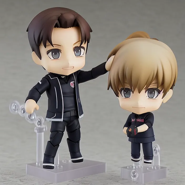 Image similar to One! Anime Nendoroid figurine of Elon Musk, fantasy, figurine , product photo