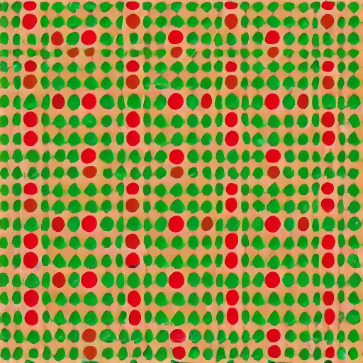 Prompt: repeatable party tablecloth texture, colored dots