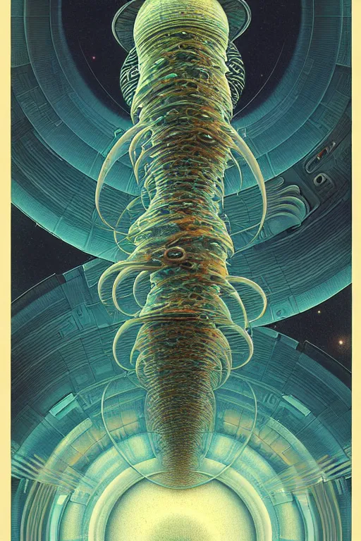 Image similar to design only! 2 0 5 0 s retro future art 1 9 7 0 s science fiction borders lines decorations space machine. muted colors. by jean - baptiste monge, ralph mcquarrie. mandelbulb 3 d, fractal flame, jelly fish, coral