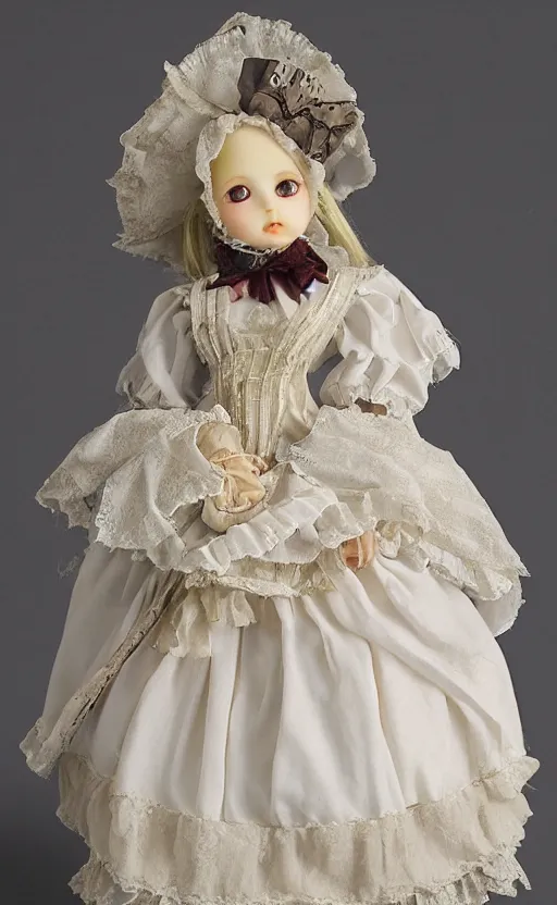 Image similar to dollfie in victorian dress