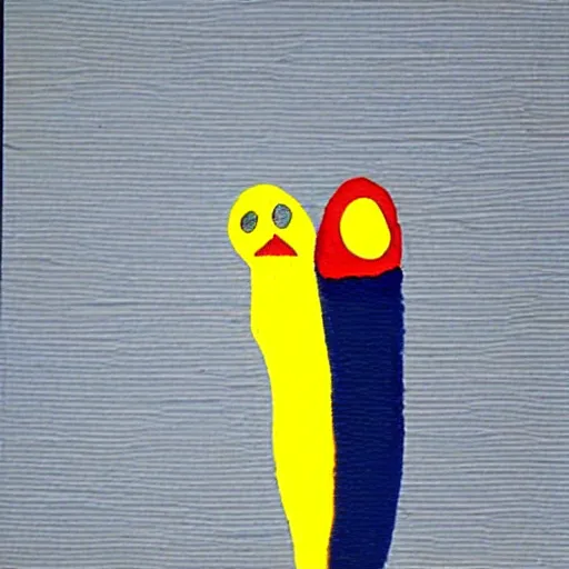 Prompt: A wave of color invades grayscale Paris, egg yolk crayon painting by alexander calder