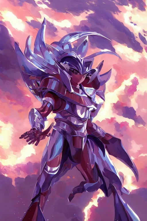 Image similar to 3 d 2 0 2 2 knights of the zodiac saint seiya battle for sanctuary hero suit armor comics mask minimalist, behance hd by jesper ejsing, by rhads, makoto shinkai and lois van baarle, ilya kuvshinov, rossdraws global illumination