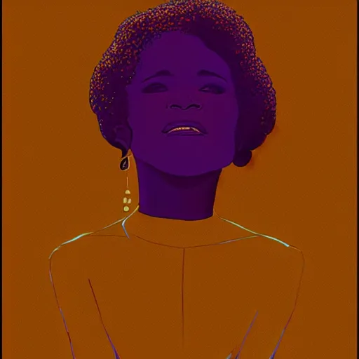 Image similar to whitney houston retro minimalist portrait! moebius starwatcher comic by jean giraud, portrait 8 k