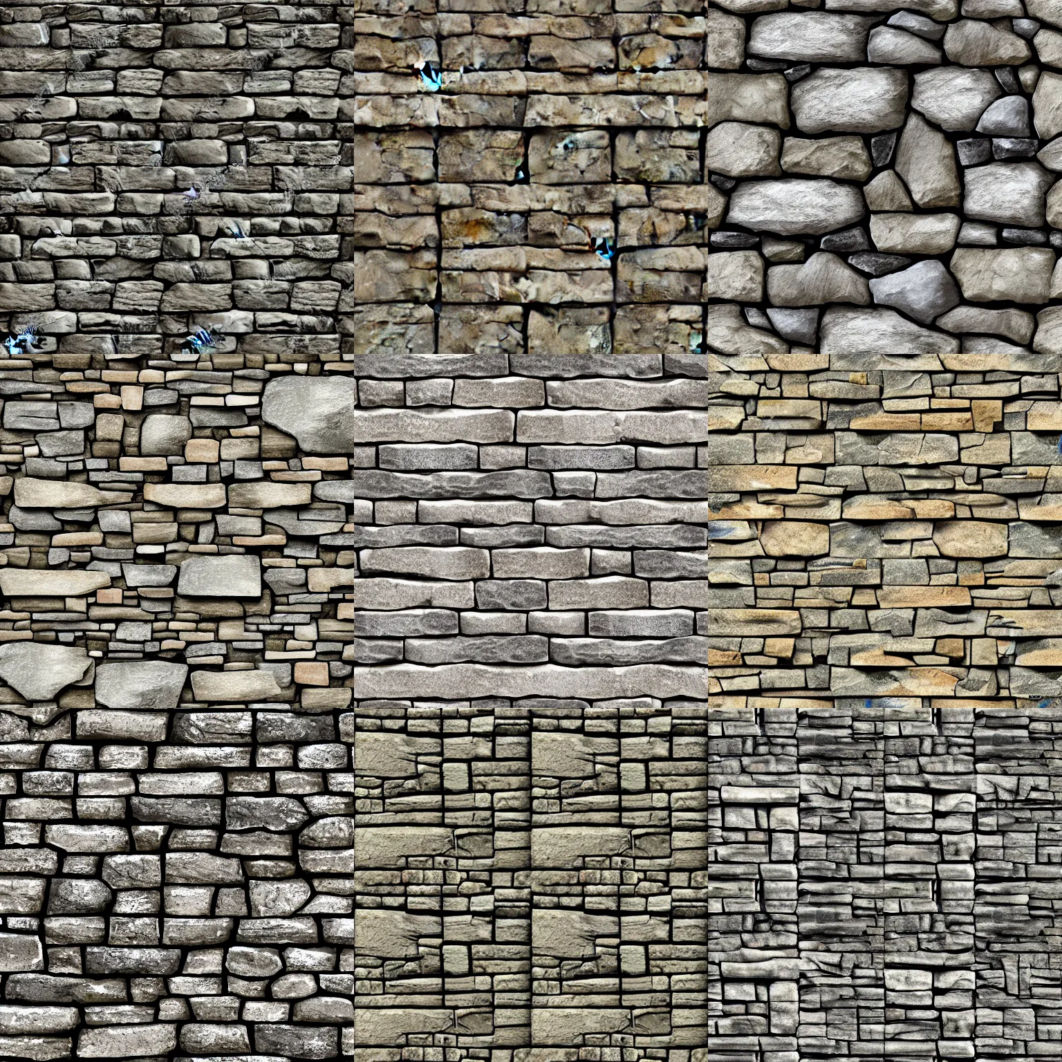 Prompt: a stone wall texture, realistic, detailed, sharp