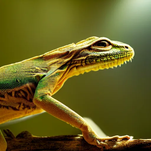 Prompt: Mark Zuckerberg as a lizard, National Geographic photography, highly detailed, backlighting