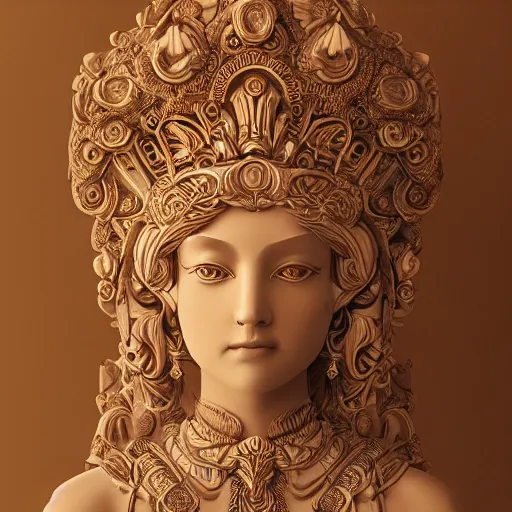 Image similar to goddess, ornate, intricate, detailed, octane, 8 k