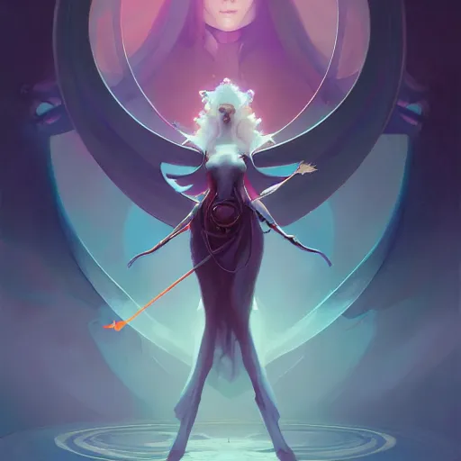 Prompt: a nubile morgan le fay, art by pete mohrbacher and guweiz and ilya kuvshinov, digital art, highly detailed, intricate, sci - fi, sharp focus, trending on artstation hq, deviantart, unreal engine 5, 4 k uhd image