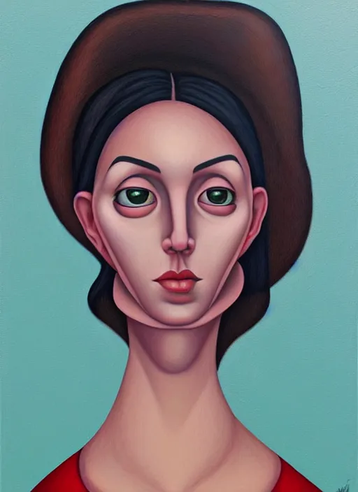 Image similar to a portrait of a lady by aaron jasinski