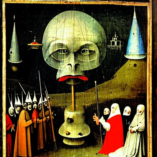 Image similar to russia by hieronymus bosch