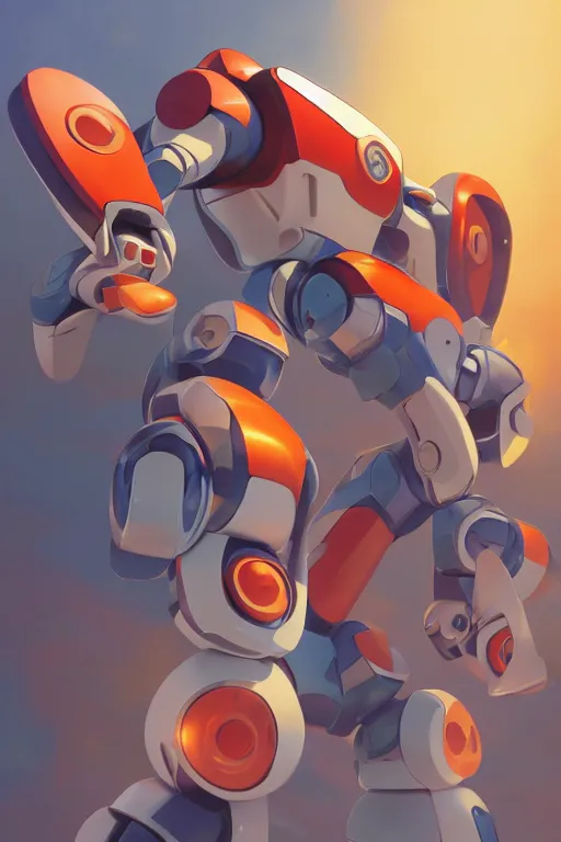 Image similar to metabots medabots medarotto medarot robot minimalist comics, behance hd by jesper ejsing, by rhads, makoto shinkai and lois van baarle, ilya kuvshinov, rossdraws global illumination ray tracing hdr radiating a glowing aura