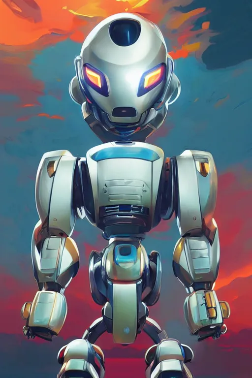 Image similar to metabots medabots medarotto medarot robot minimalist comics helmet mask neon cybereye, behance hd by jesper ejsing, by rhads, makoto shinkai and lois van baarle, ilya kuvshinov, rossdraws global illumination ray tracing hdr radiating a glowing aura