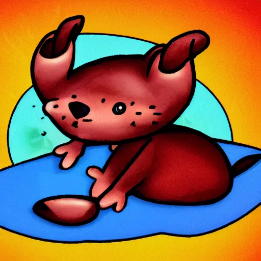 Prompt: cartoon mole