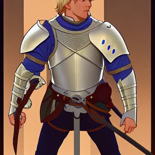 Image similar to arthur pendragon training with his favorite knight, natural lighting, path traced, highly detailed, high quality, cartoon, digital painting, by don bluth and ross tran and j. c. leyendecker and alphonse mucha