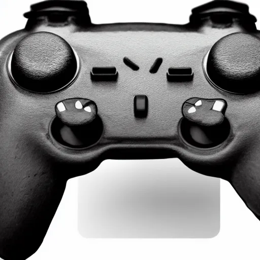 Image similar to logo for a gaming company, gamepad, clean, white background, icon