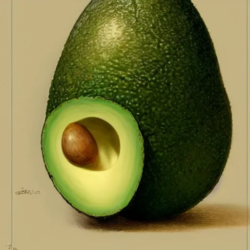 Image similar to watson - avocado hybrid by jean - baptiste monge