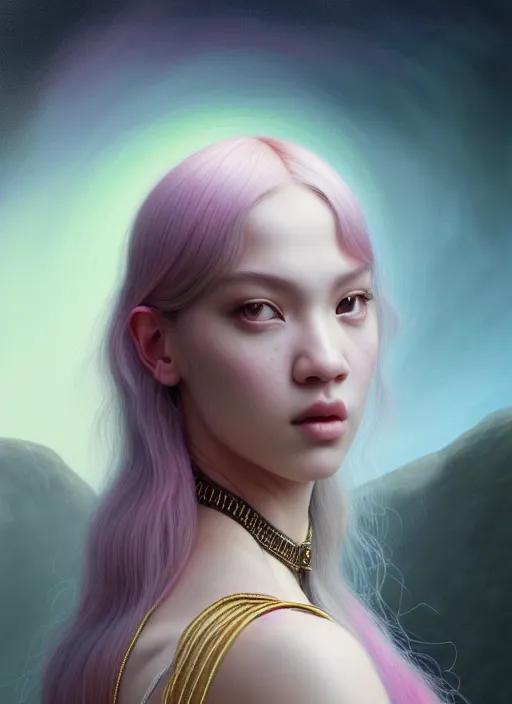 Image similar to jossi of blackpink, king, tarot card, highly detailed, digital painting, smooth, sharp focus, illustration, ultra realistic, octane, render, unreal engine 8 k, art by artgerm and agostino arrivabene