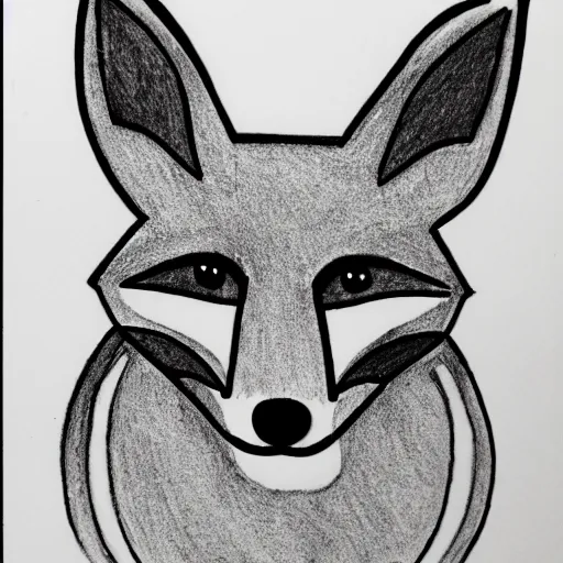 Prompt: a very poorly drawn image of a fox