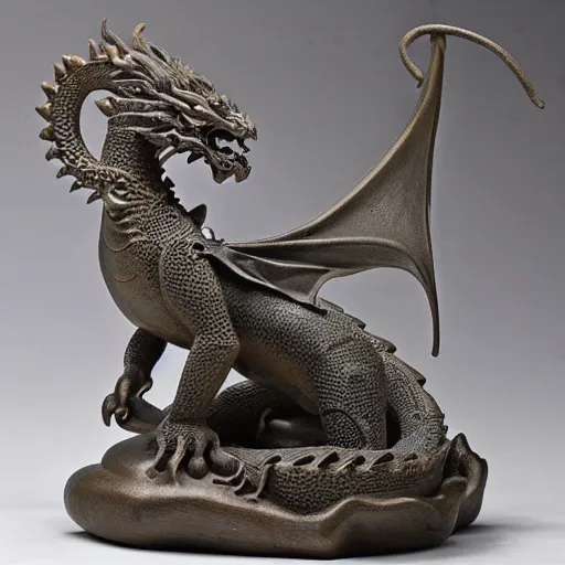 Prompt: dragon statue, buddhism, made in tang dynasty