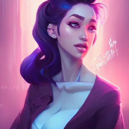 Image similar to a portrait of a beautiful urban woman, art by lois van baarle and loish and ross tran and rossdraws and sam yang and samdoesarts and artgerm, digital art, highly detailed, intricate, sharp focus, Trending on Artstation HQ, deviantart, unreal engine 5, 4K UHD image