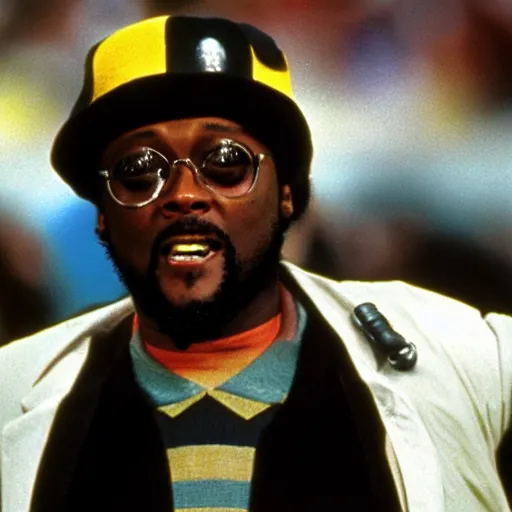 Prompt: mike tomlin as doctor who, 1 9 8 0 s, wide shot