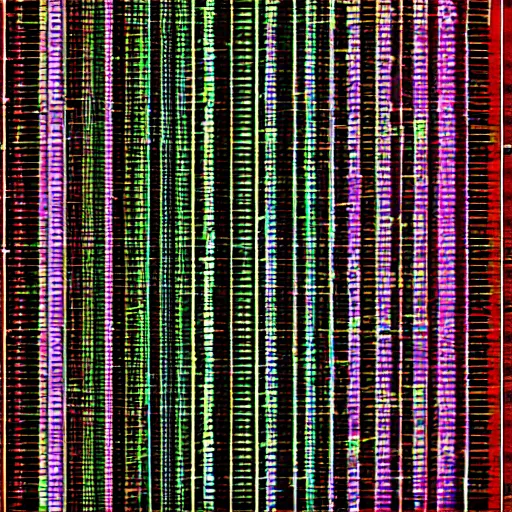 Image similar to video processing vhs glitch art