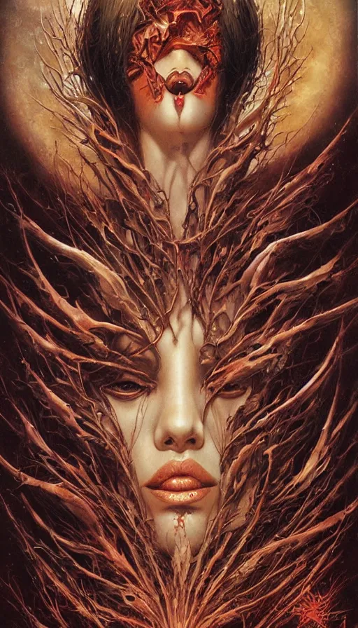 Image similar to The end of an organism, by Karol Bak, by Gainax Co,