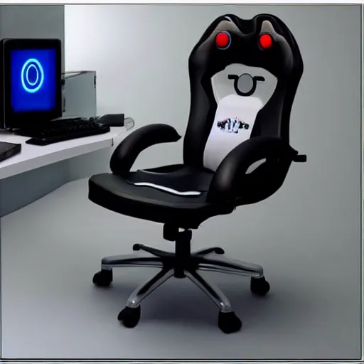 Image similar to gaming chair toilet r 2 d 2