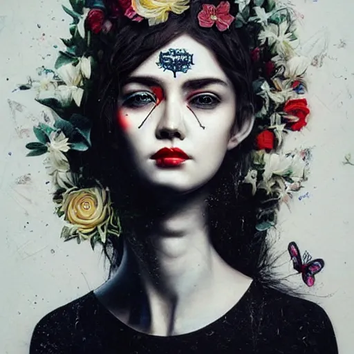 Prompt: A beautiful sculpture by Sandra Chevrier and Zhang Jingna, intuitive, 50mm